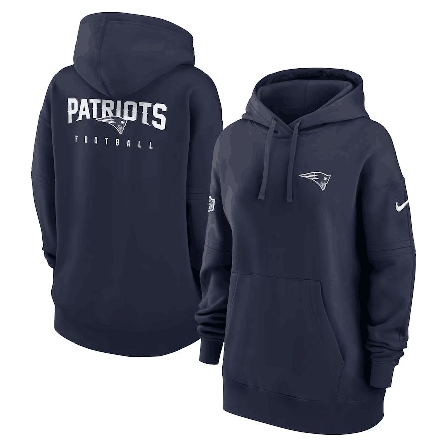 Women 2023 NFL New England Patriots blue Sweatshirt style 1->chicago bears->NFL Jersey